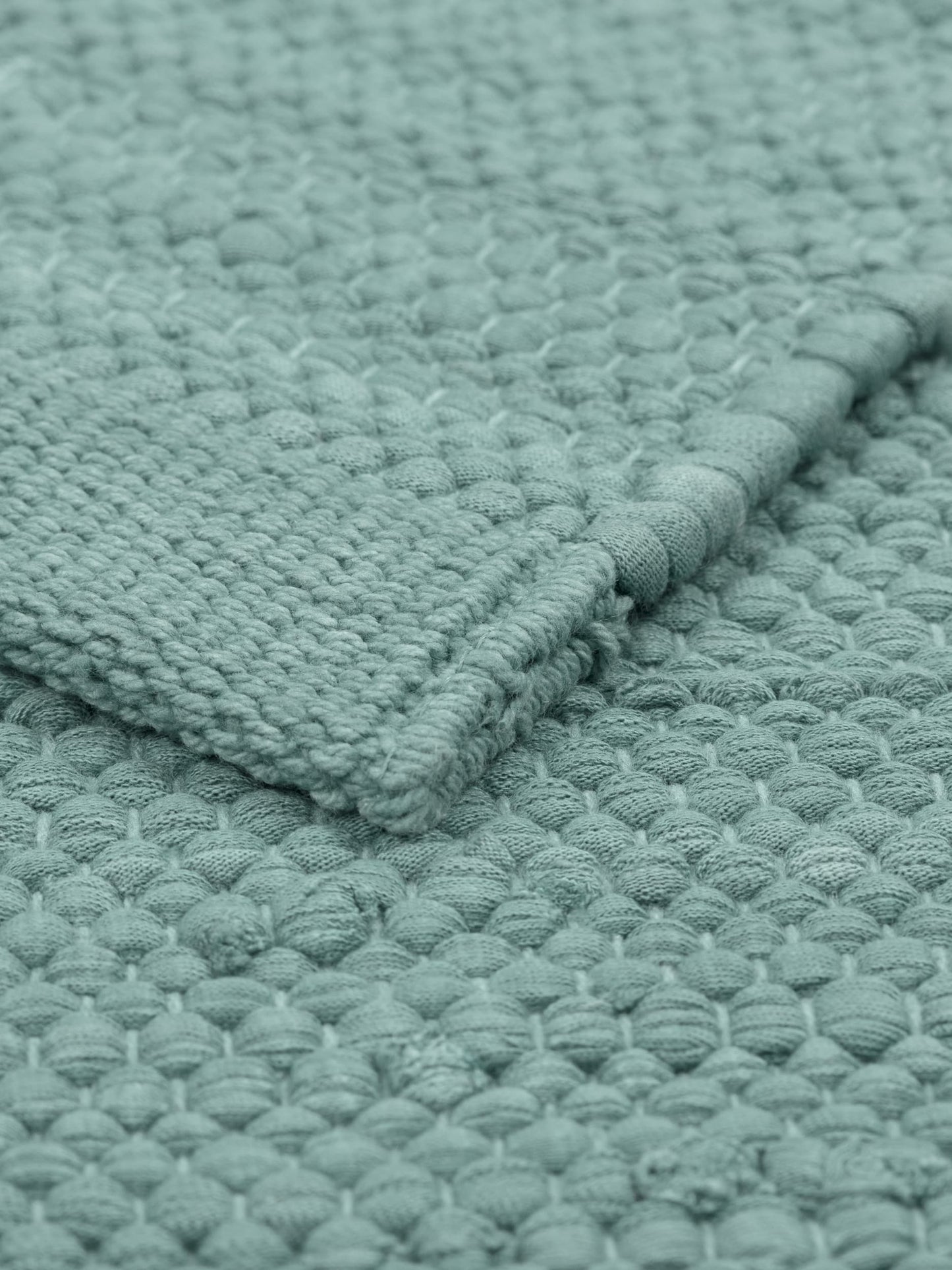 Cotton Rug, Dusty Jade